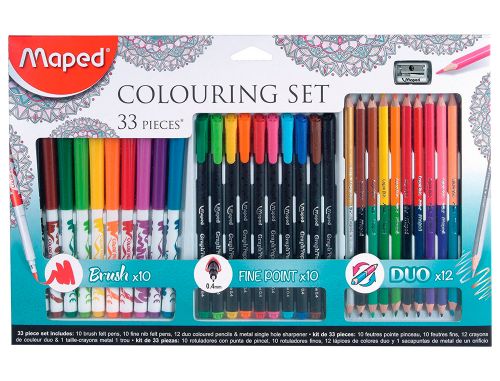 Kit maped desenho mandalas 33 pecas , Maped , 67814 , 3154148974178